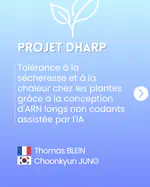 Thomas Blein and Jeremie Bazin obtain an Artificial intelligence for biotechnologies grant with South Korean Partners